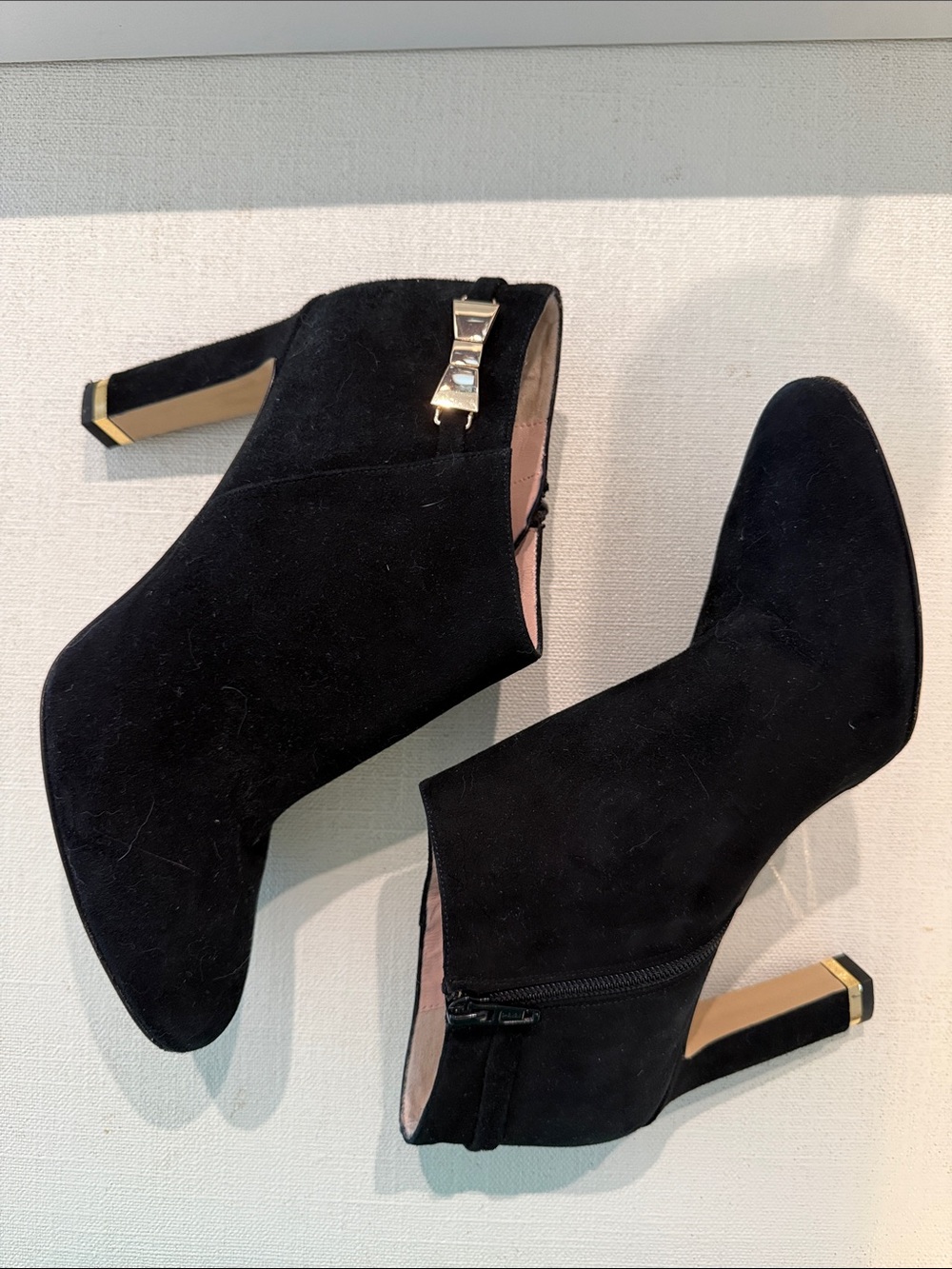 Kate Spade aldaz black suede bootie